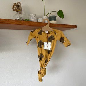 Kate Quinn Squirrel Knotted Gown 0-3mo